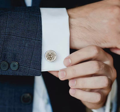 Custom Pet Engraved Cufflinks - Pandora Jewels