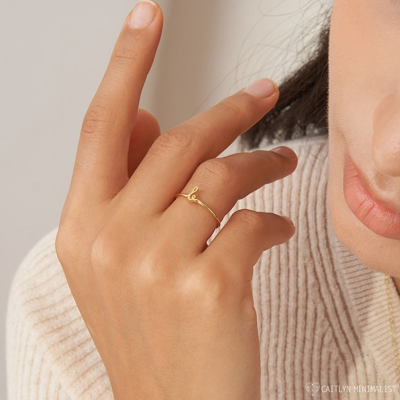 Personalized Initial Ring - Pandora Jewels
