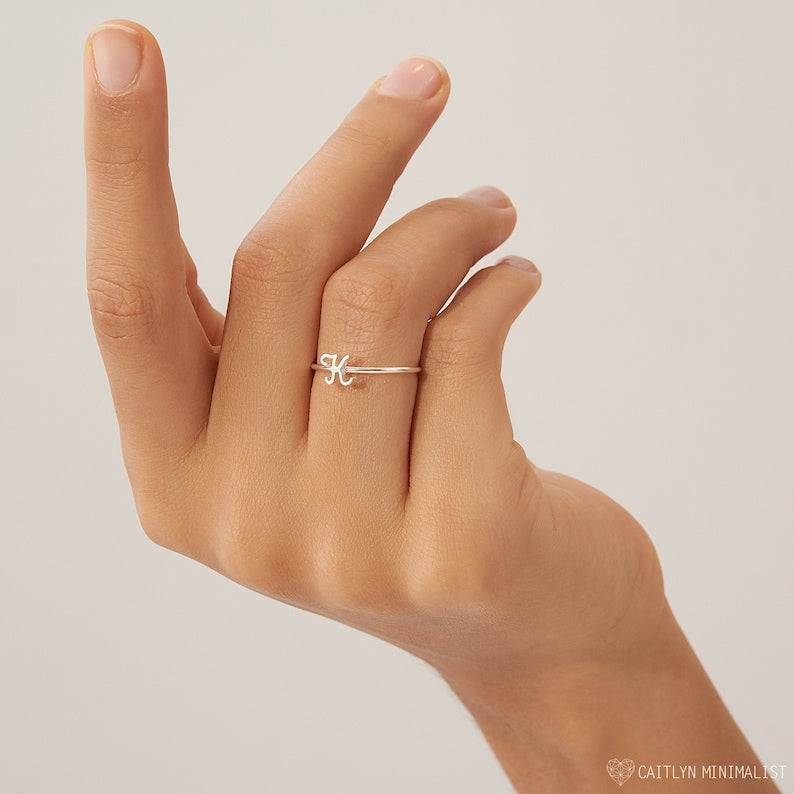 Personalized Initial Ring - Pandora Jewels