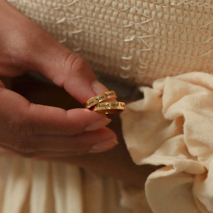 Personalized Handwriting Ring - Pandora Jewels