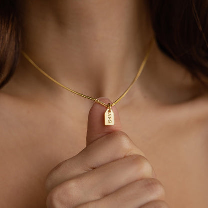 Personalized Letter Pendant Necklace - Pandora Jewels
