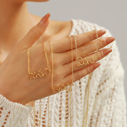 Personalized Telugu Name Necklace - Pandora Jewels