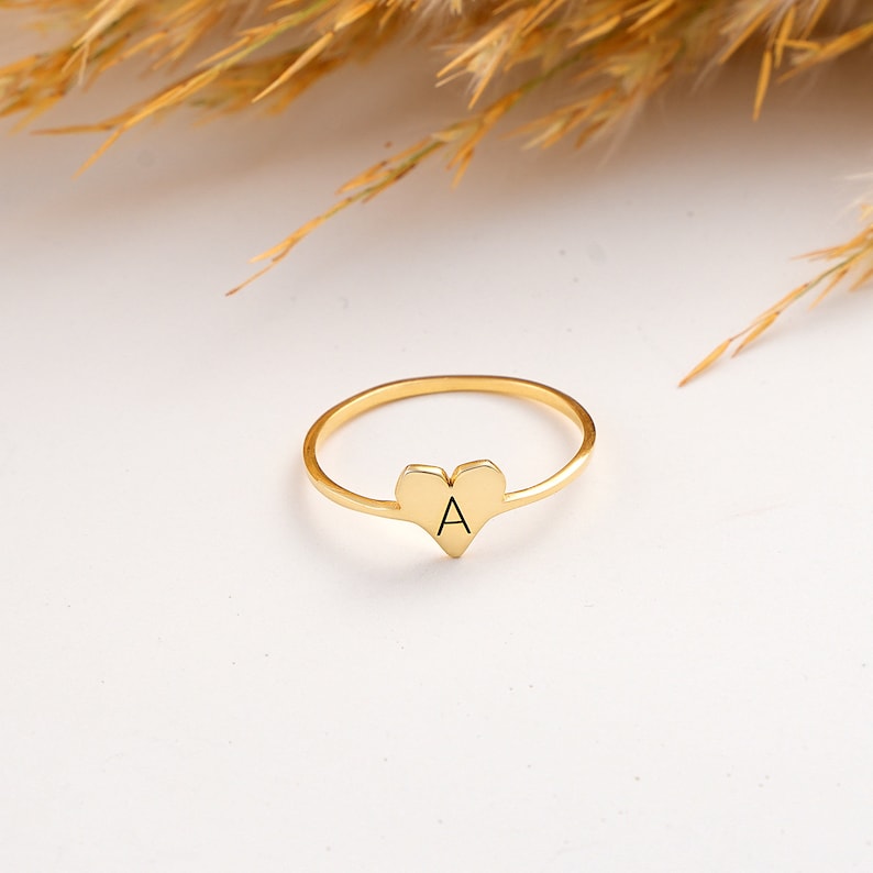 Custom Engraved Heart Ring - Pandora Jewels