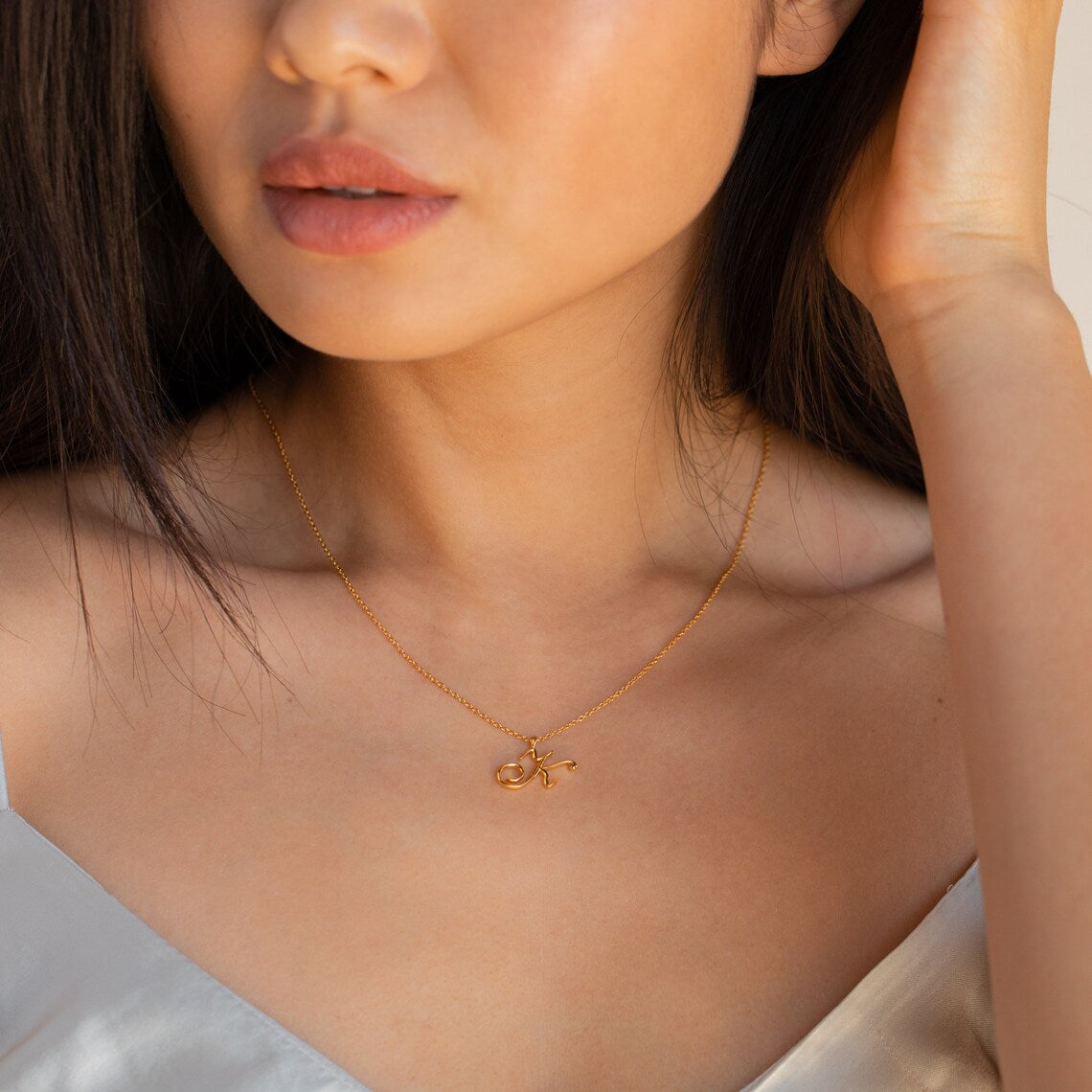 Custom Letter Pendant Necklace - Pandora Jewels